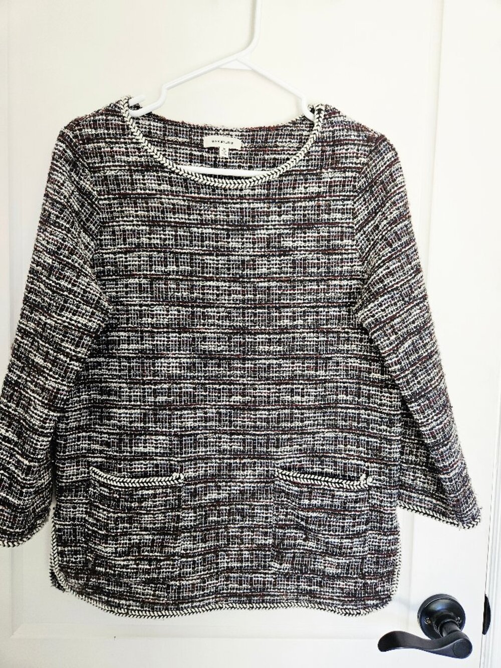Max Studio Women's Tweed Style Tunic Size M